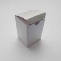 Single wall white gift box
