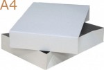 305x216x57mm ( 12"x8.5"x2.25" ) A4 White