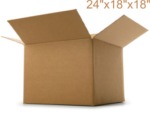 Single Wall Brown Boxes 610x457x457mm (24"x18"x18")